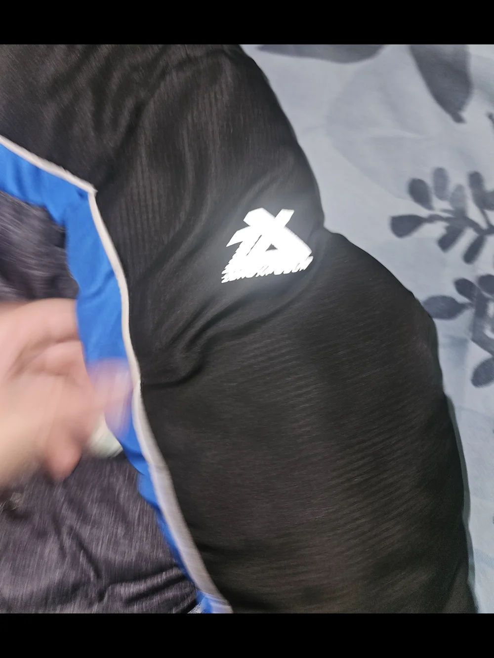 ZeroXposur Black and Blue Hooded Kids Puffer Jacket